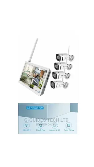 4channel Wireless Kit With Monitor (Jvs-Nd6604-Fdm)
