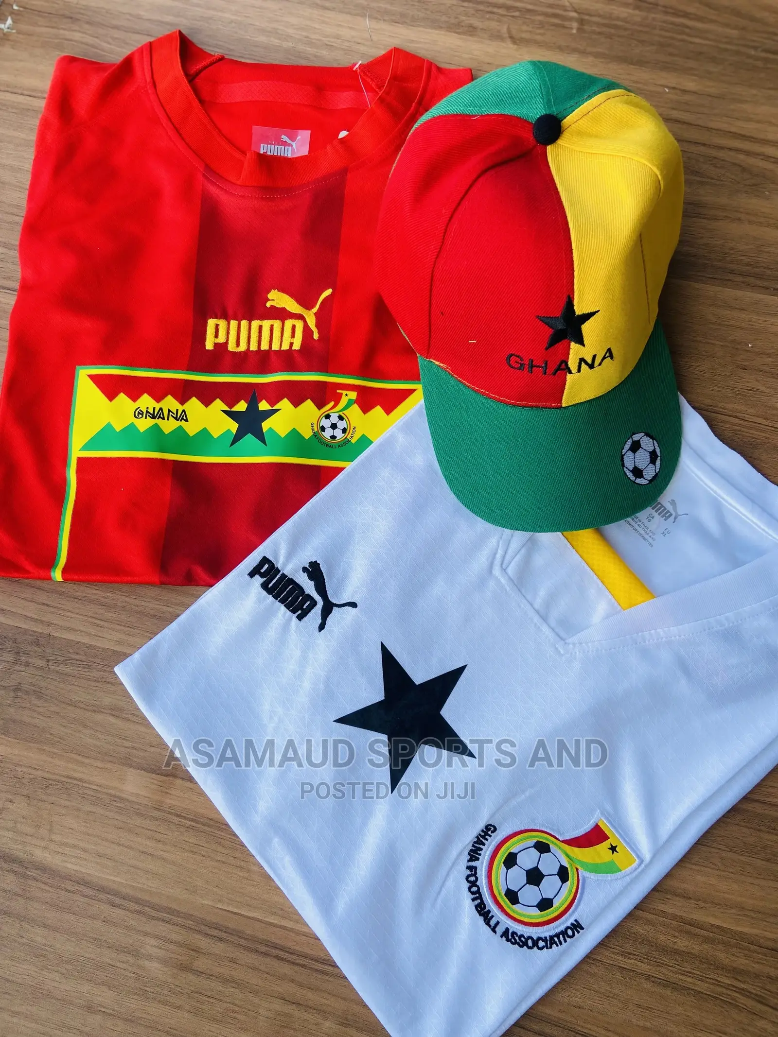 Original Ghana World Cup Jersey and Cap at Cool Price
