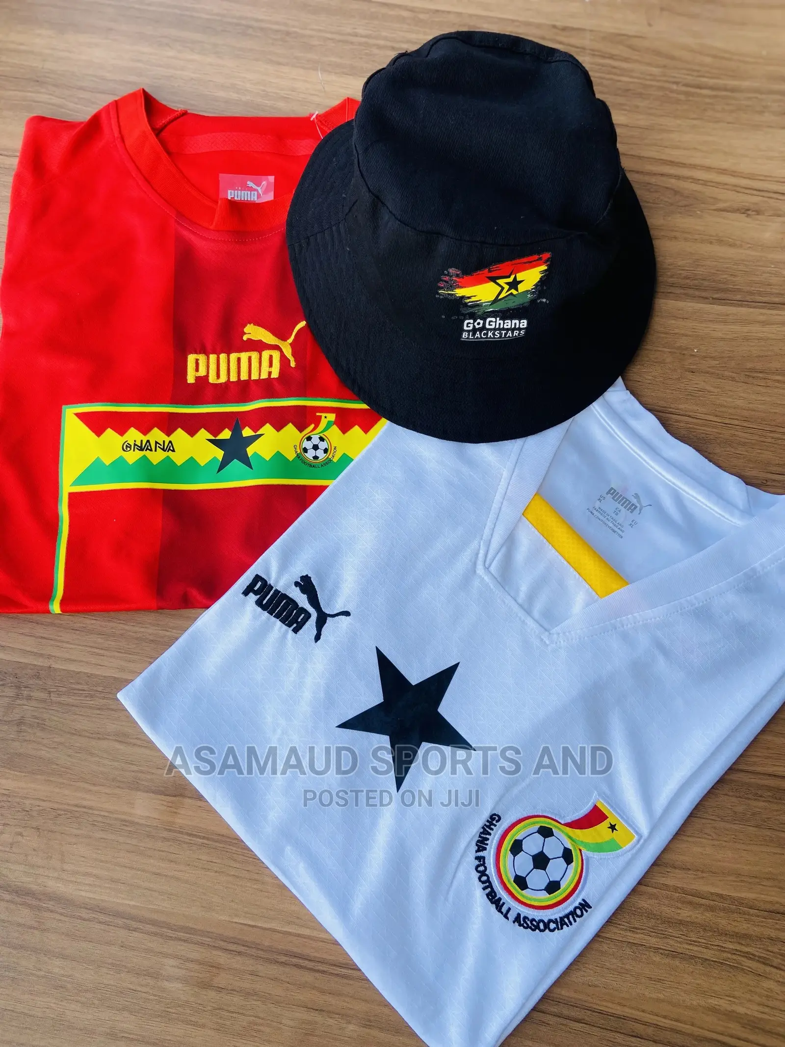 Original Ghana World Cup Jersey and Cap at Cool Price