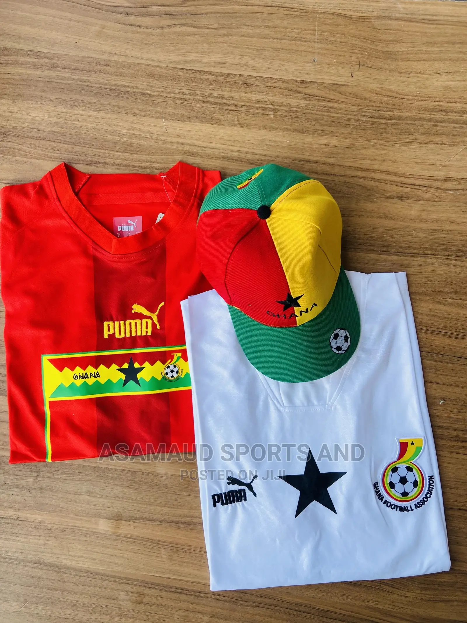 Original Ghana World Cup Jersey and Cap at Cool Price