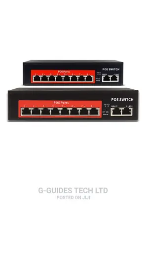 Jovision 8port Poe Switch (JVS-S10-8P-120W)