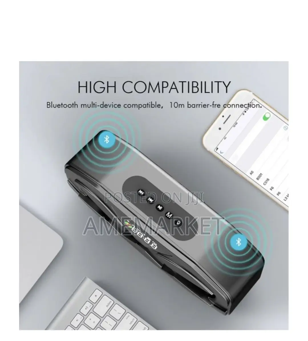 M4 Music Box, Wireless Fm Radio Bluetooth Speaker USB