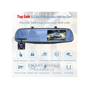 1080p Hd Lens Car Digital Video Recorder Camera Monitor Dash