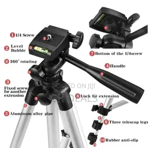 Tripod Mobile Camera Bluetooth Stand Holder Table
