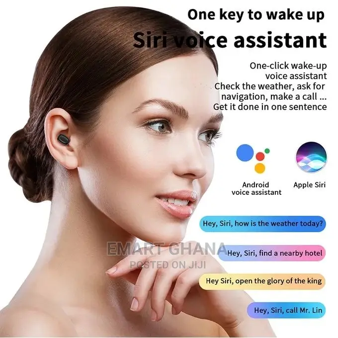 Bluetooth 5.0 TWS In-Ear Earphones, Wireless Earbuds - B