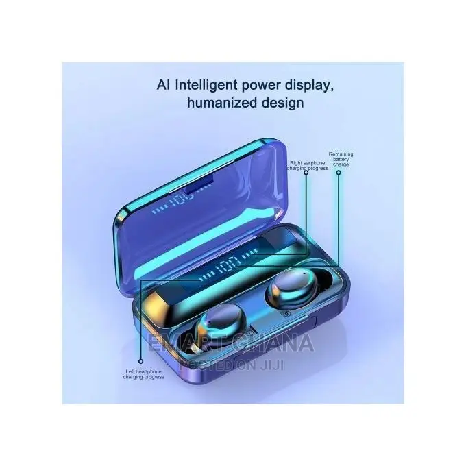 F9-5 Bluetooth 5.0 Earphones Digital Display Touch