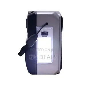 Rechargeable Radio With Usb/Micro SD/Flashlight - Gray