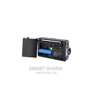 Rechargeable Radio With Usb/Micro SD/Flashlight - Gray