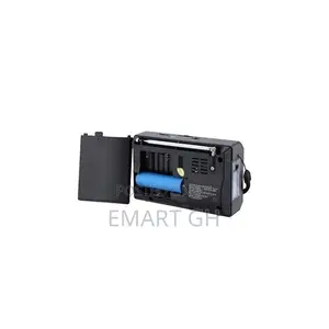 Rechargeable Radio With Usb/Micro SD/Flashlight - Gray