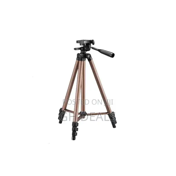 13-48 Inch Camera Tripod - Gold