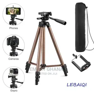 13-48 Inch Camera Tripod - Gold