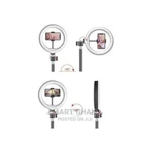 LED Ring Light With Tripod Stand and Phone Holder