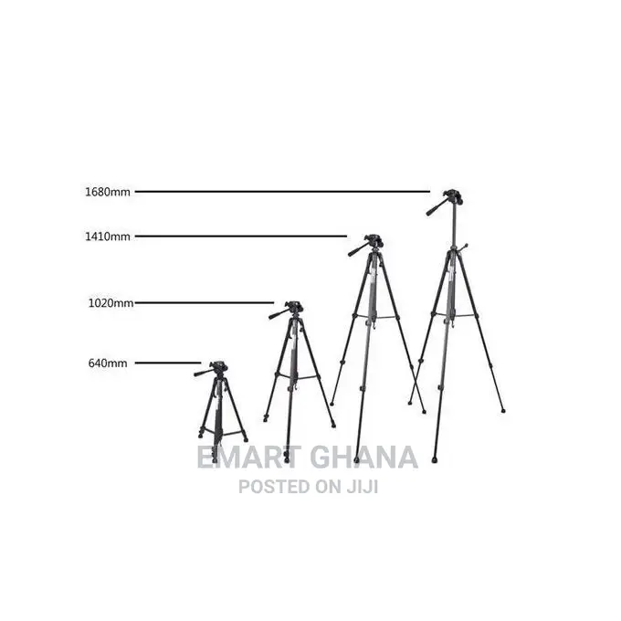 Weifeng WT-3560 Light Weight Tripod Stand - Black