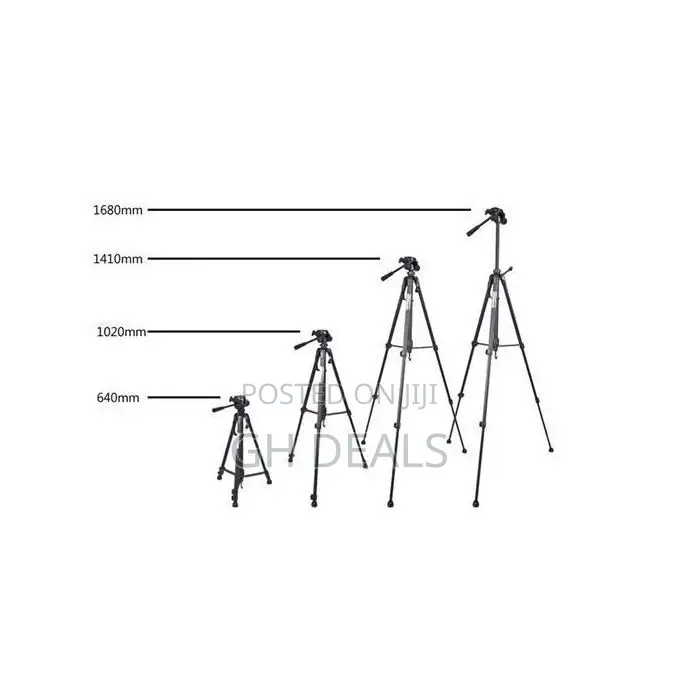 Weifeng WT-3560 Light Weight Tripod Stand - Black