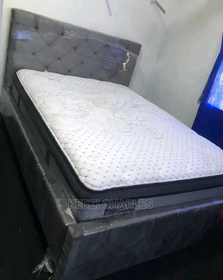 Double Bed Frame With Mattress