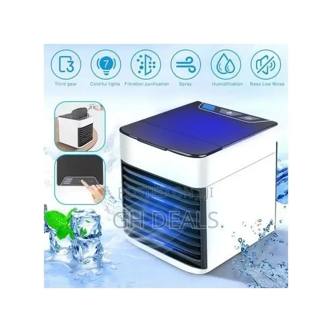 USB Mini Air Cooler - 10w-White/Black