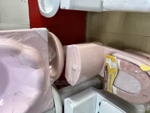 Colored Water Closet With Wash Basin (Pink)