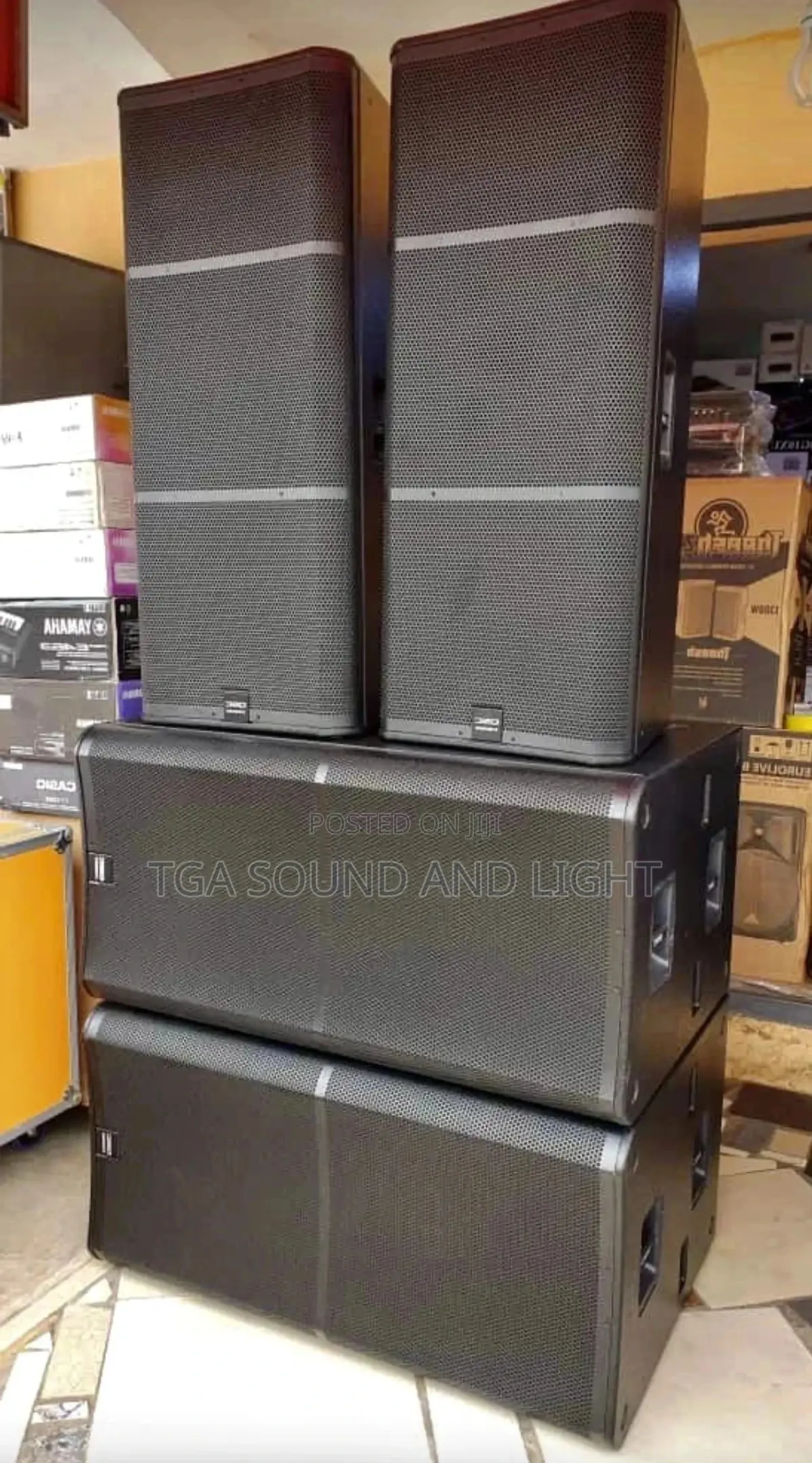 QSC Full Range And Double Bass
