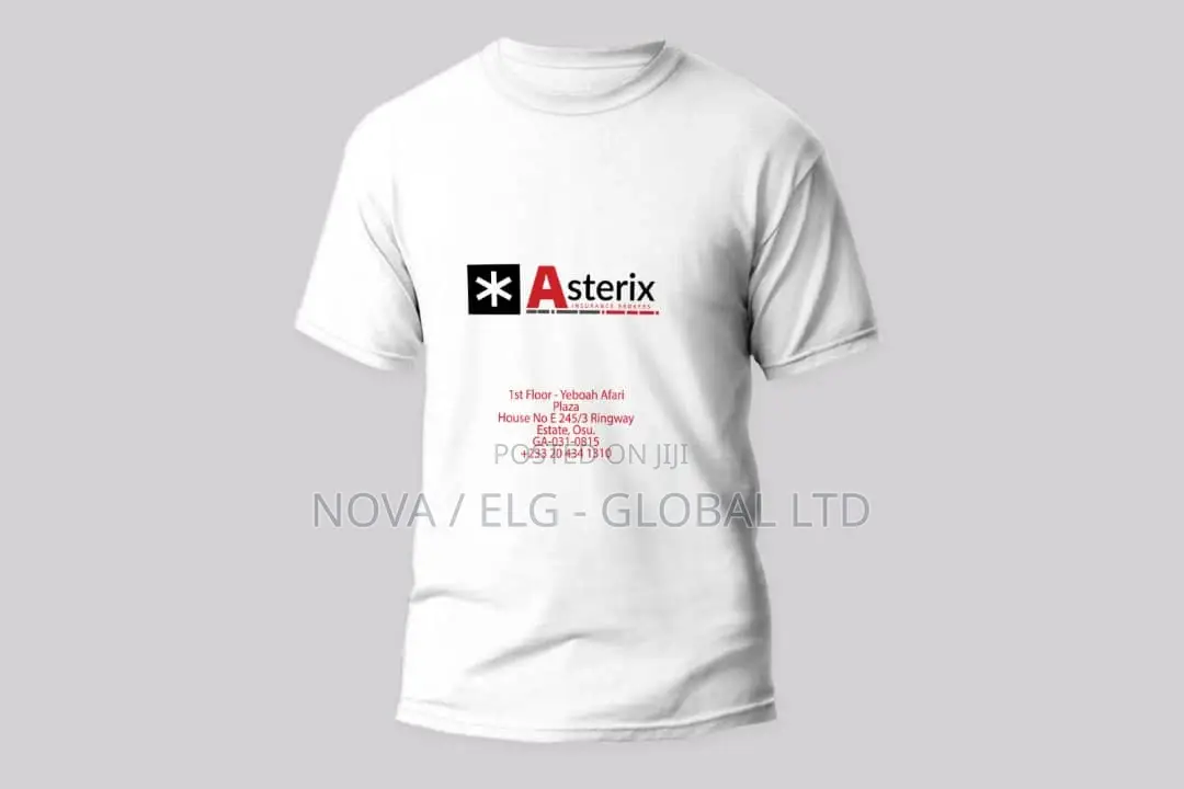 Customized Branded Shirts Round Neck T Office Shirts