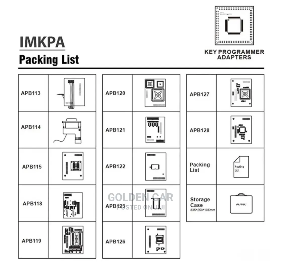 Autel Maxiim IMKPA Key Programming Adapter Kit