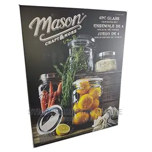 Mason 4-Piece Glass Canister Set