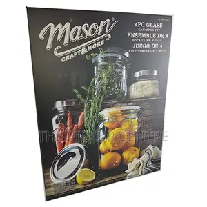 Mason 4-Piece Glass Canister Set