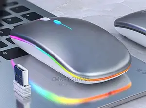 Colorful LED 2.4G Rechargeable Ultra-Thin Wireless Mouse - S