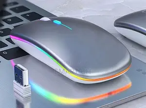 Colorful LED 2.4G Rechargeable Ultra-Thin Wireless Mouse - S