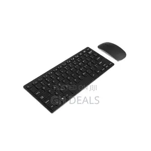 Wireless Keyboard With Mouse Combo - Black