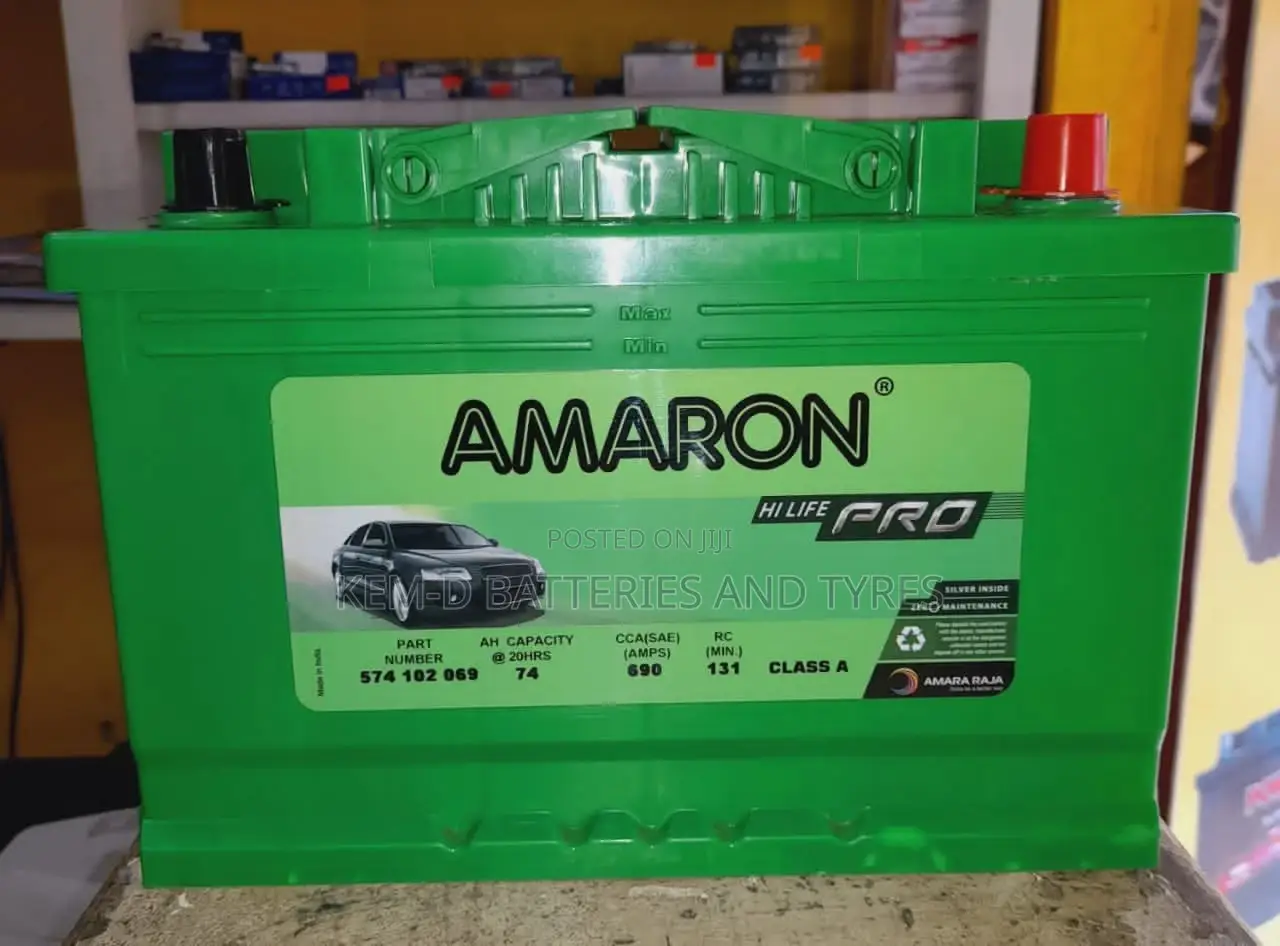 Amaron Batteries From India 12V 74ah 15 Plates