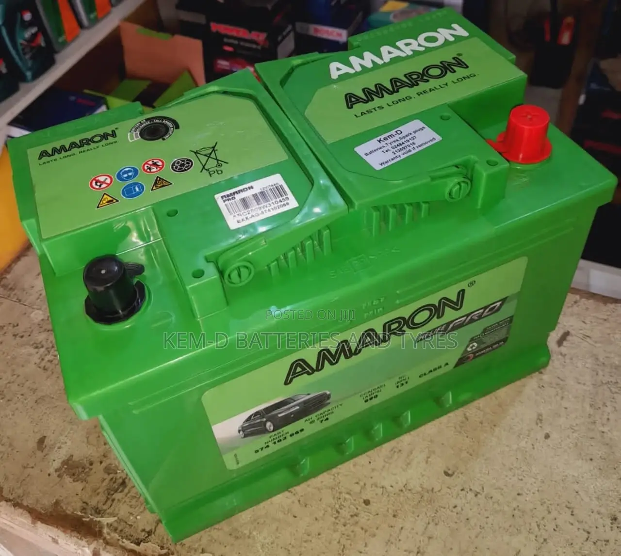 Amaron Batteries From India 12V 74ah 15 Plates