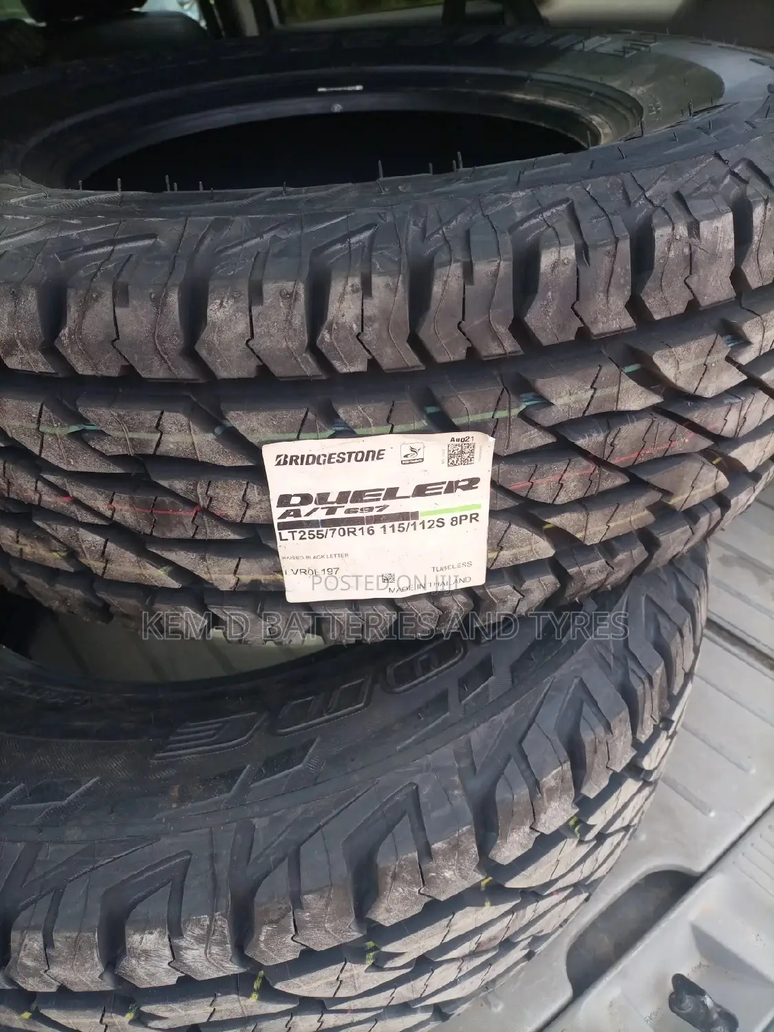 265/70r16 Bridgestone Dueler a/T All Terrain Tyres Tires