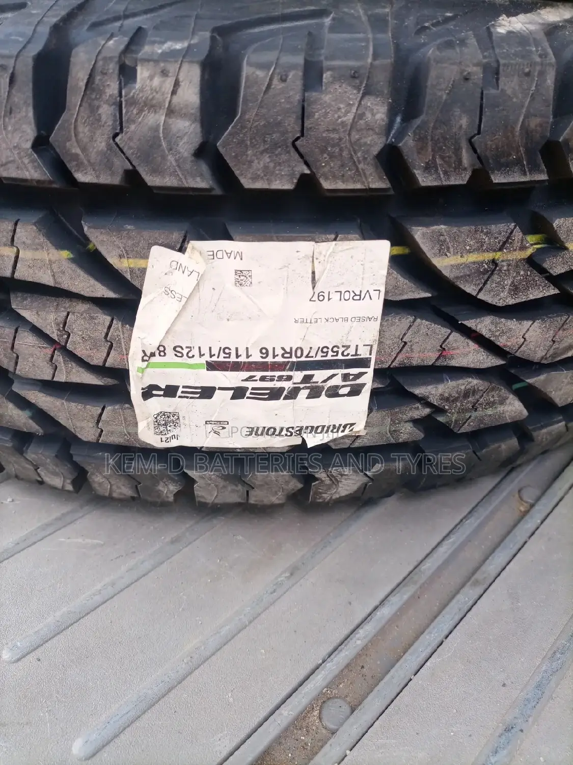 265/70r16 Bridgestone Dueler a/T All Terrain Tyres Tires
