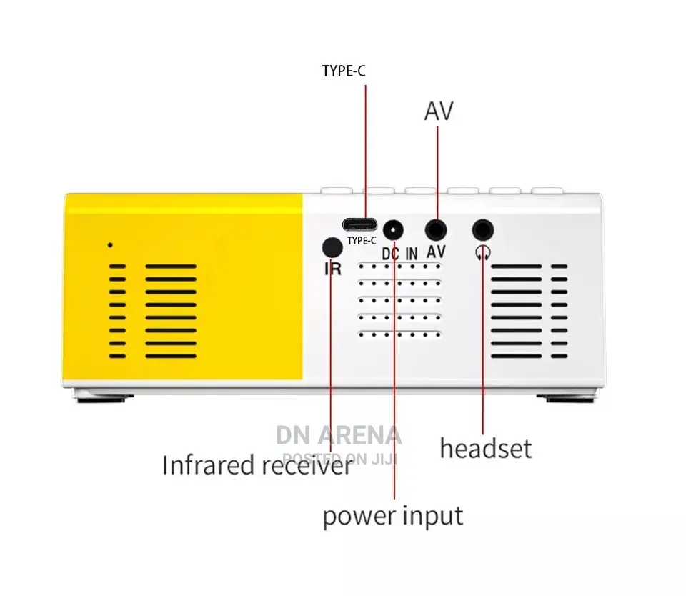 Generic G19 Yg300 Mini Led Projector