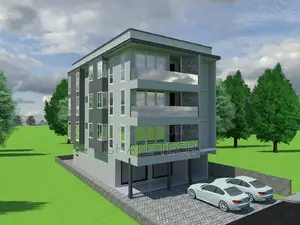 Aparment Design of 2 Bedroom and Single Rooms