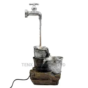 Indoor Outdoor Polyresin Water Tap Fountain