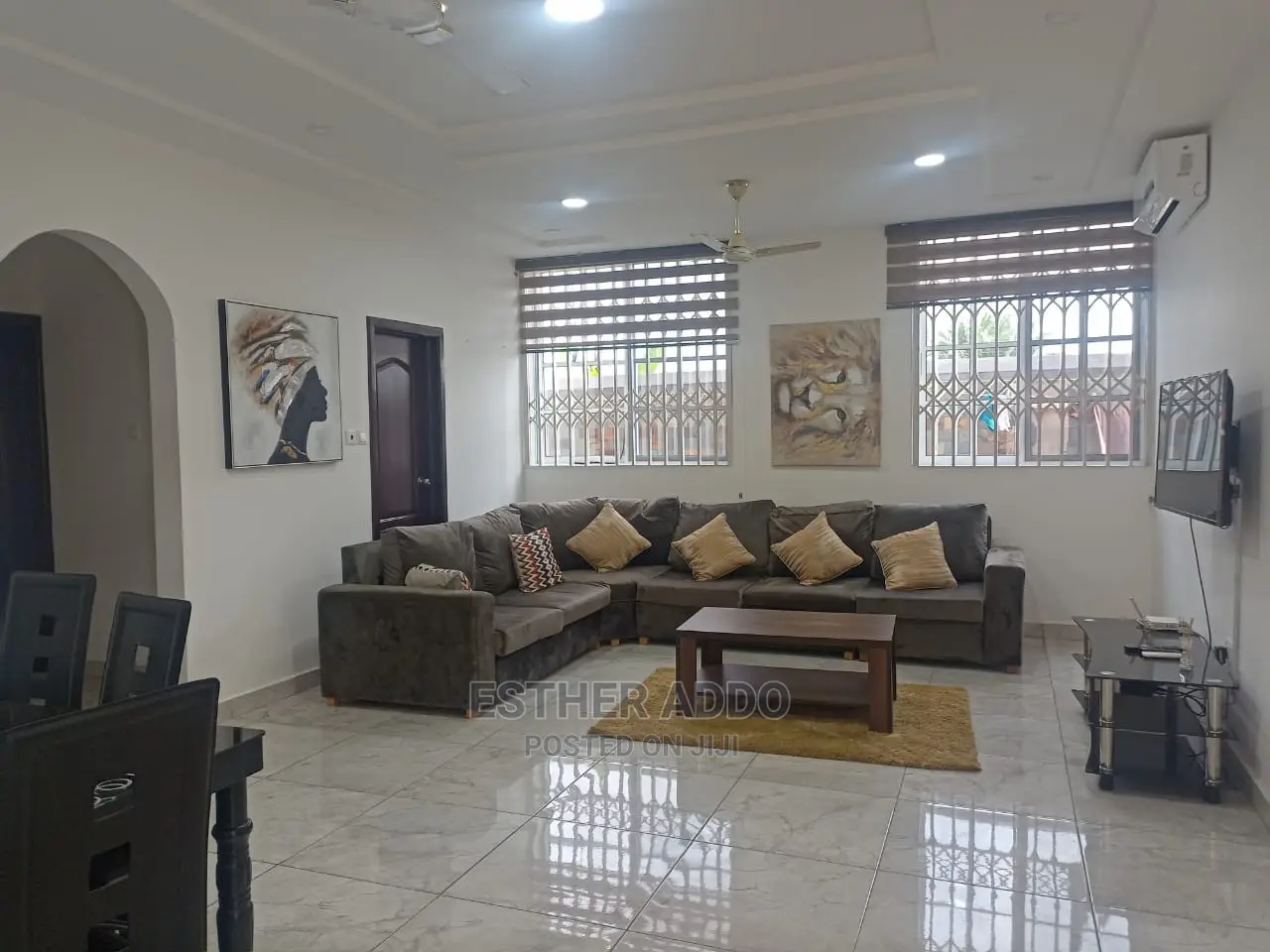 Furnished 3bdrm Apartment in Adenta for rent