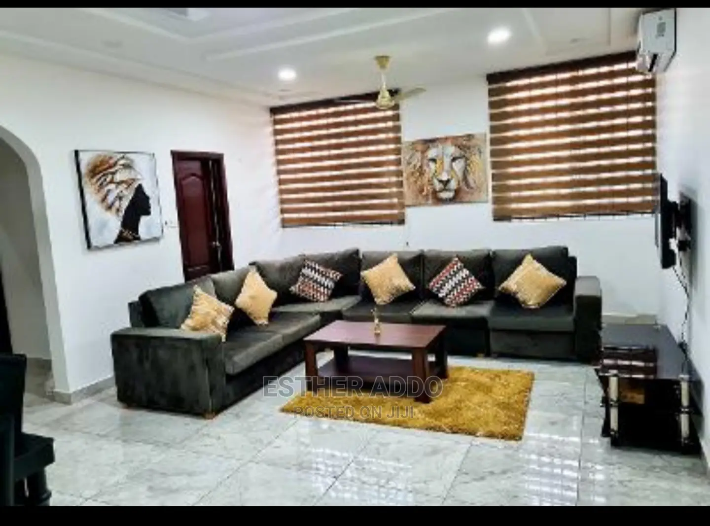 Furnished 3bdrm Apartment in Adenta for rent