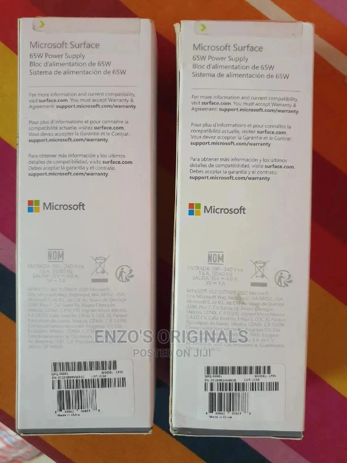 Microsoft Surface Pro X And Pro 8 Original Charger New