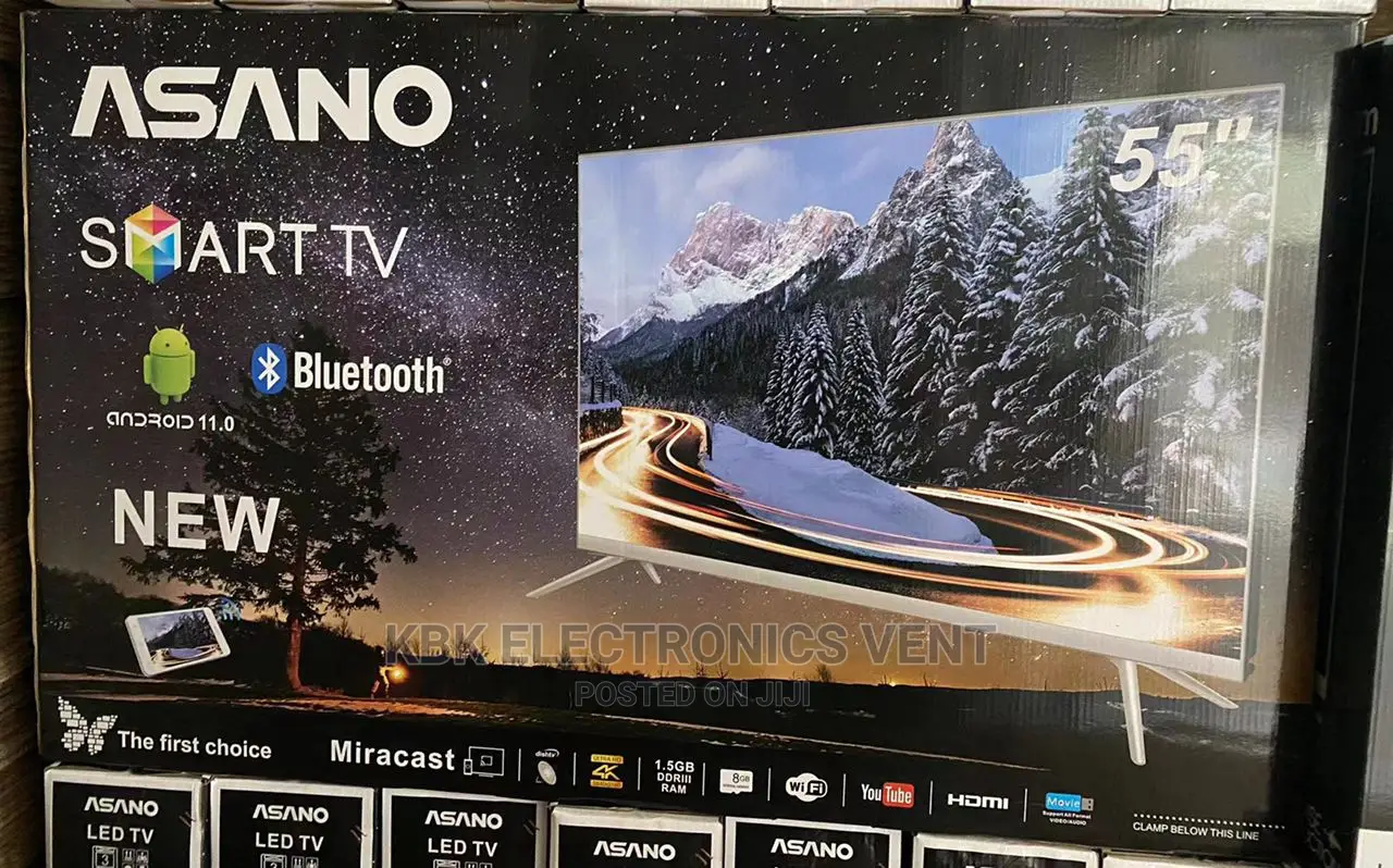Asano 50" Smart Android (14) Satellite Digital Led Tv