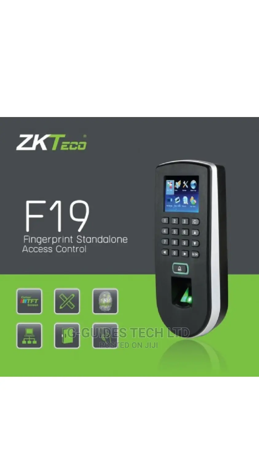 Zkteco F19 Fingerprint Door Access Control