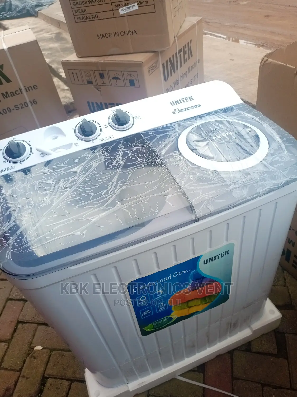 Unitek 9KG Twin Tub Washing Machine