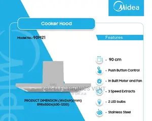 Midea T-Shape 90CM Hood Extractor