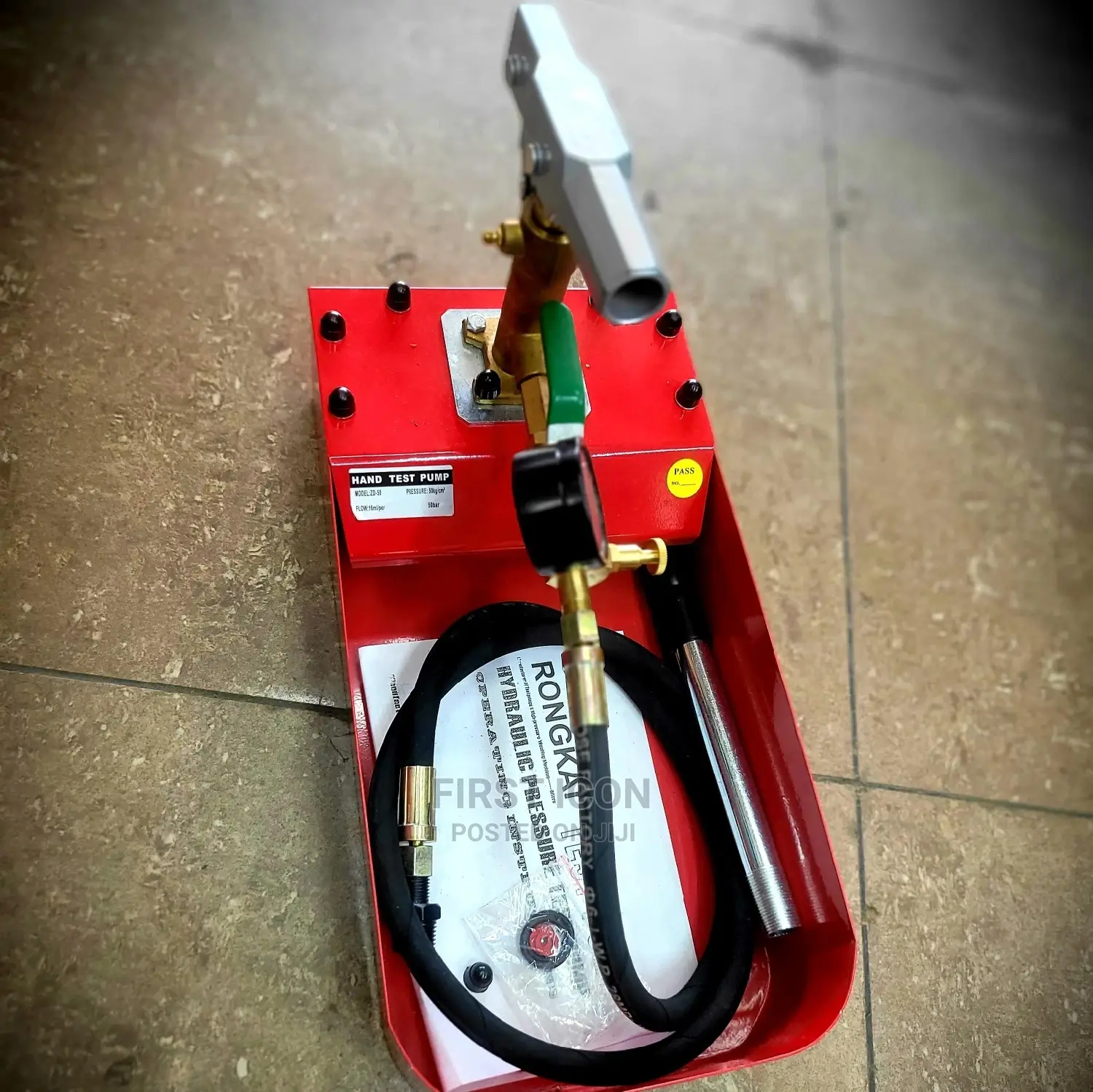 High Pressure Manual Powered Hydraulic Water Test Pump