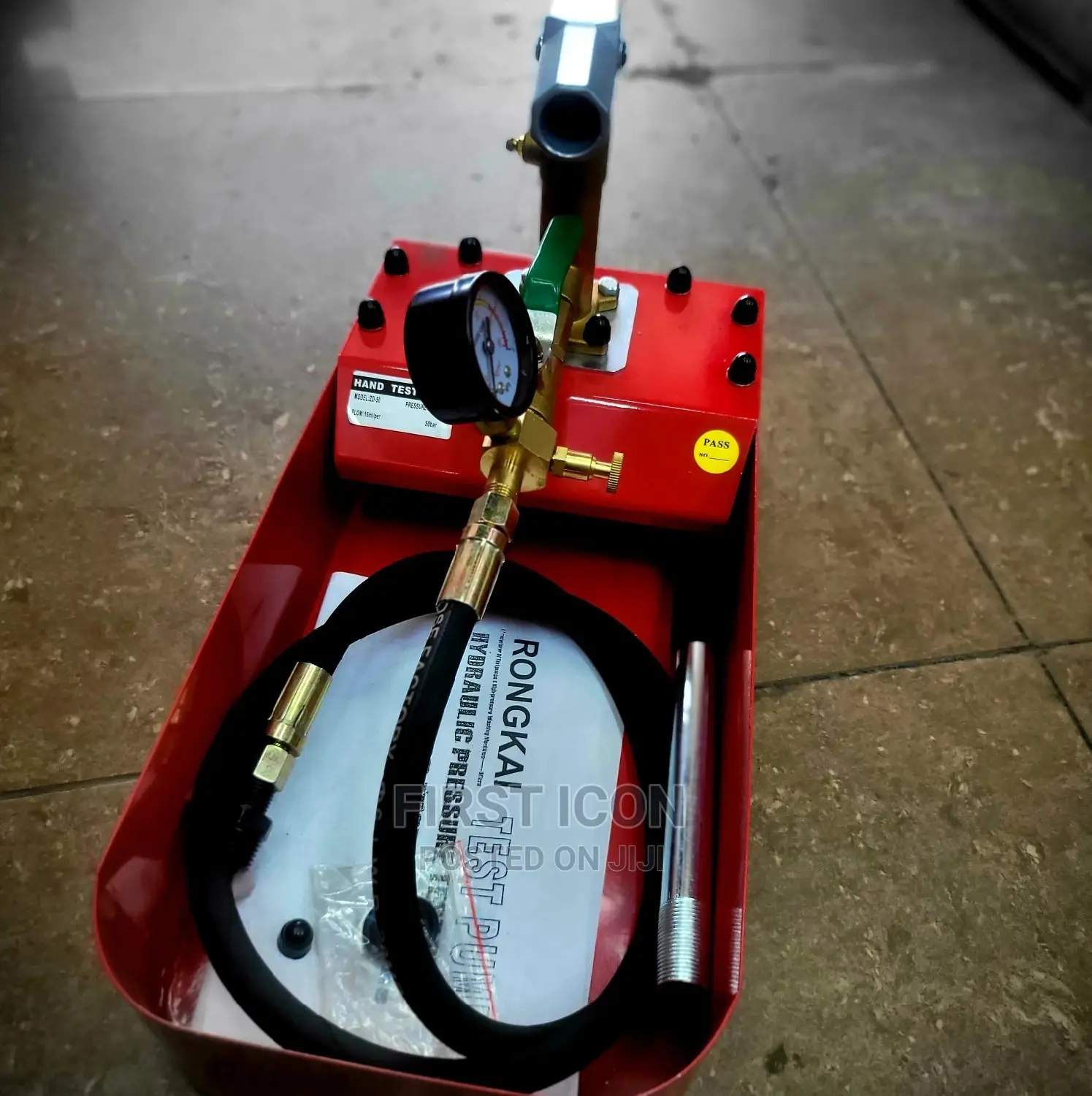 High Pressure Manual Powered Hydraulic Water Test Pump
