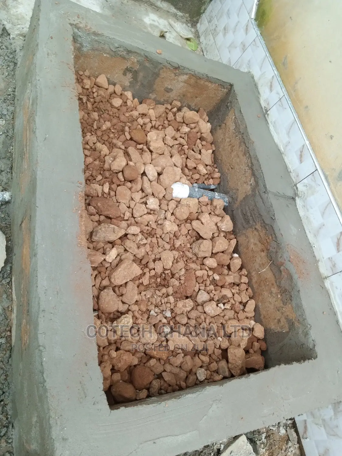 Exclusive Soak Away for Washroom Kitchen Wastes Management