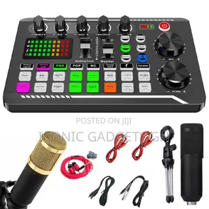 Portable Audio Sound Card Kit for Live Streaming