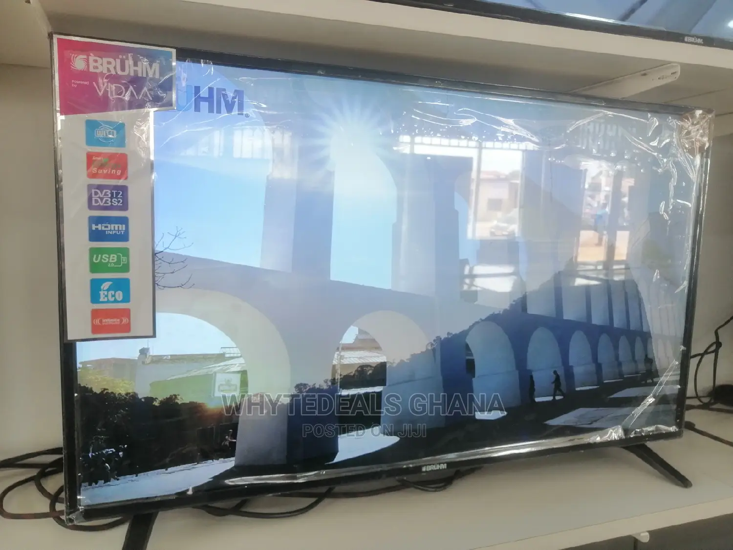Bruhm 43'' Edgeless Smart Full HD Satellite LED TV 2022