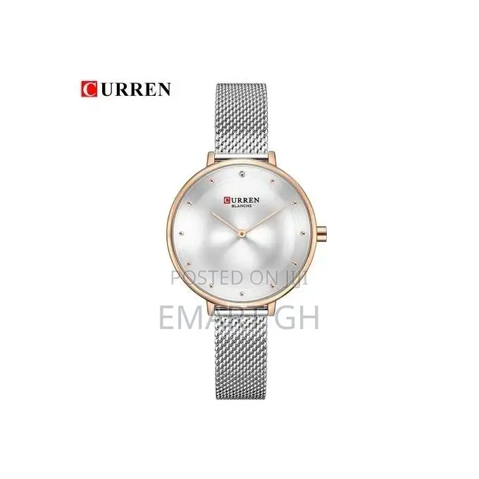 Curren Luxury Brand Lady Crystal Watch Women Casual Dress