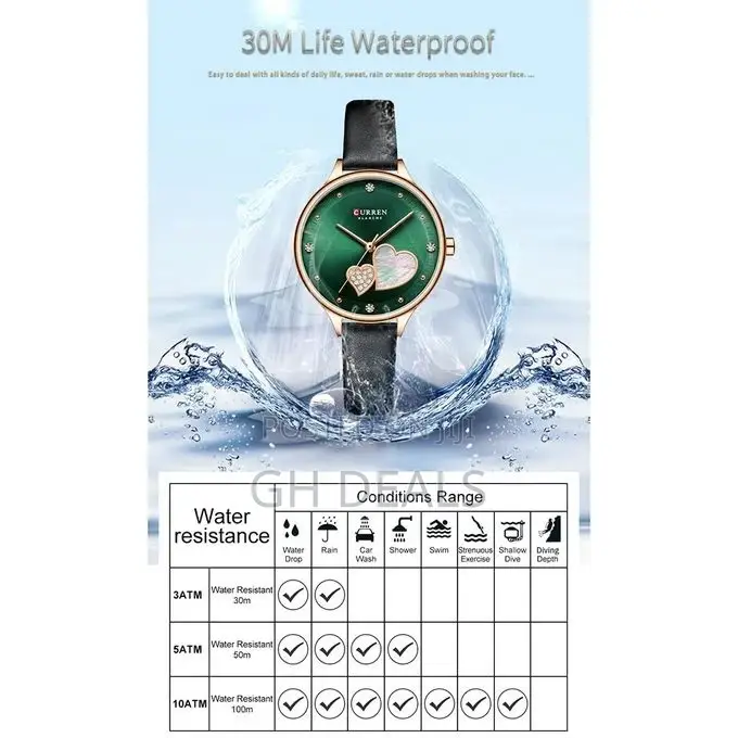 Curren Women Quartz Watch CURREN Female Fashion Analog